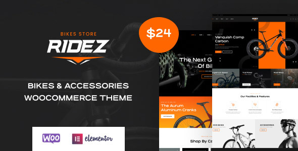 Ridez Best Bike Shop WordPress Themes