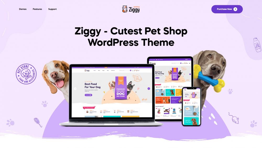 ziggy best animal wordpress theme