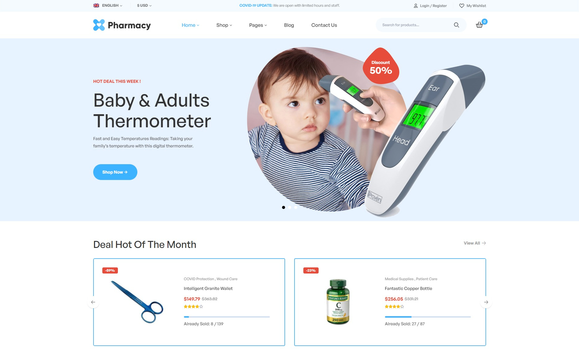 Pharmacy one of the best Medical WordPress themes