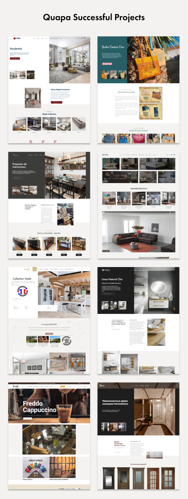 Quapa - Furniture WooCommerce WordPress Theme Showcase