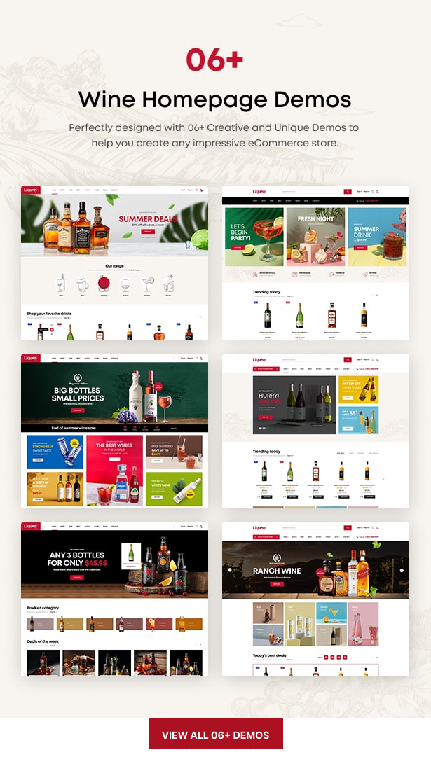 Liquory – Drinks Shop WooCommerce Theme