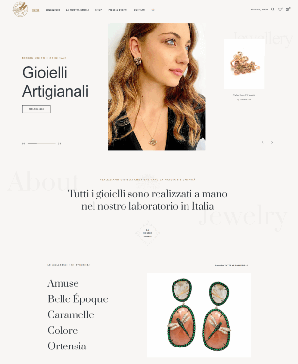 Aro - Jewelry Store WordPress Theme - Customers' Websites Showcase
