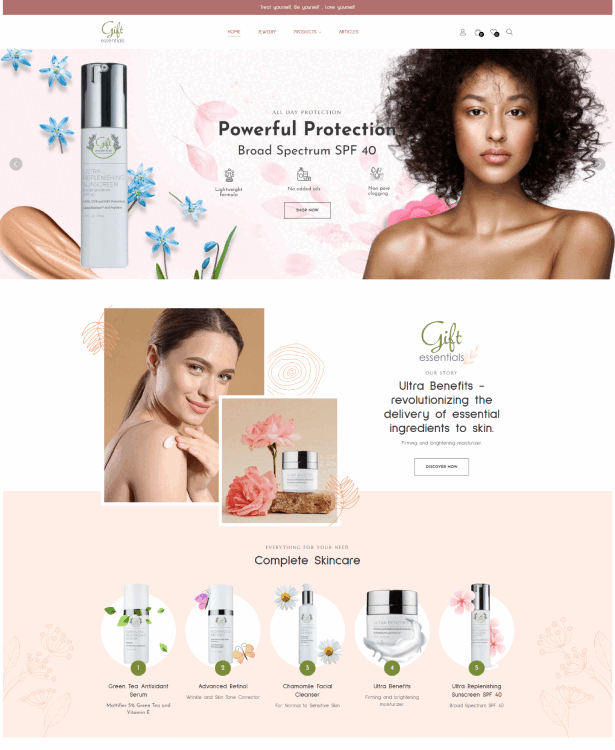 Bedove - Beauty & Cosmetics Shop WordPress Theme - Customers' Websites Showcase