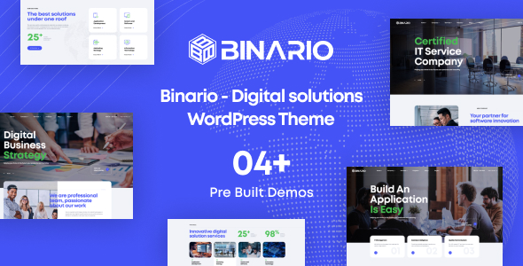 Binario best technology wordpress themes