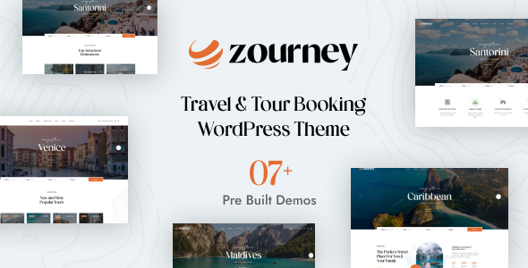 Zourney Best WordPress Travel Themes