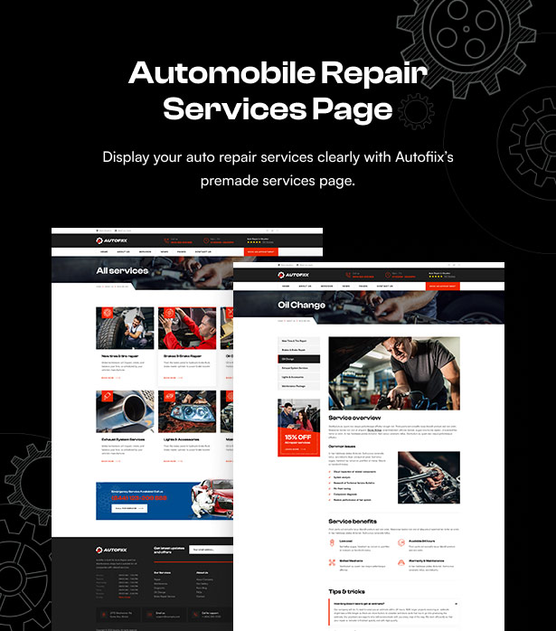 automobile repair services