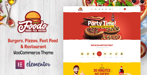 Foodo best wordpress themes for recipe and food blog