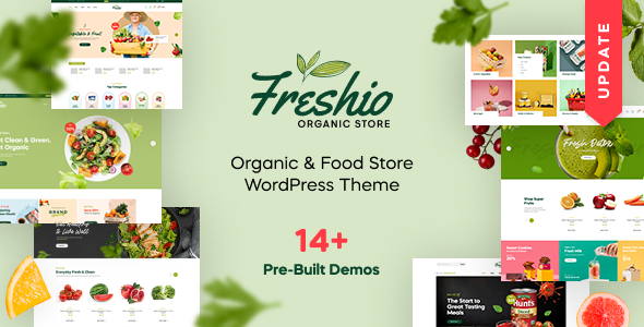 Freshio best wordpress restaurant themes