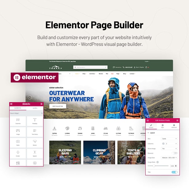 Trekky Elementor Page Builder
