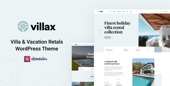 Villax best Villa & Vacation Rentals WordPress Theme