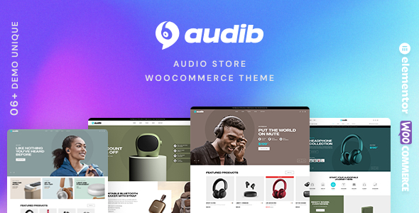 audib best Audio Store WooCommerce Theme