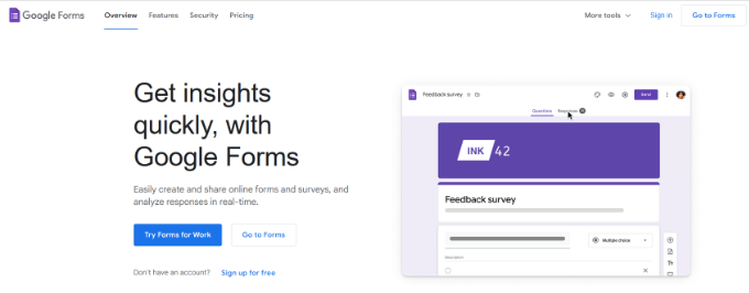 google-forms best typeform alternatives