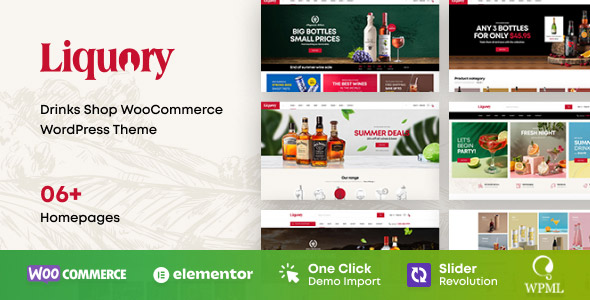 liquory best wordpress themes for recipe and food blog