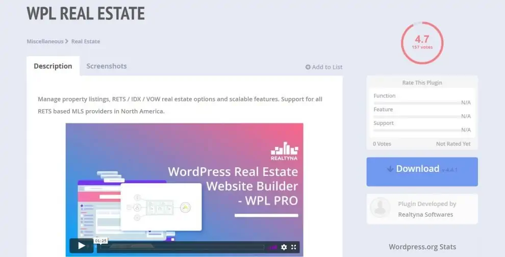 wpl-real-estate best wordpress real estate plugins
