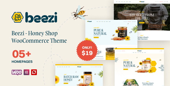 beezi Best Honey Shop WooCommerce Theme