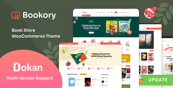 Bookory best book store woocommerce theme