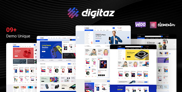 Digitaz best digital shop wordpress themes