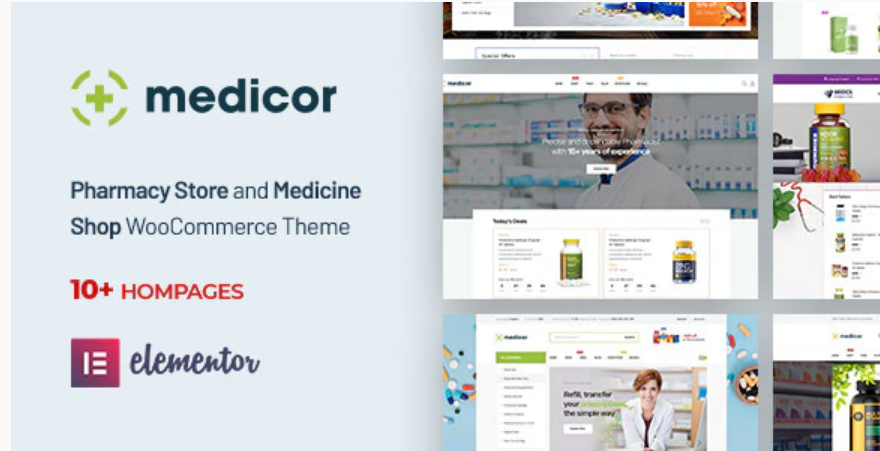 Medicor best care shop wordpress themes