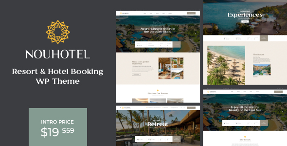 Nouhotel hotel booking wordpress theme