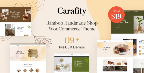 carafity best craft shop wordpress themes