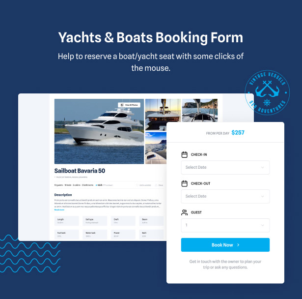 floaty booking form
