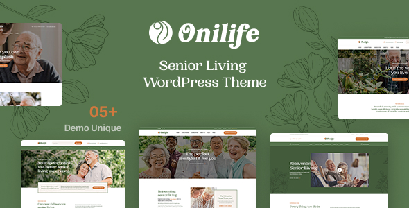 Onilife best senior care wordpress themes