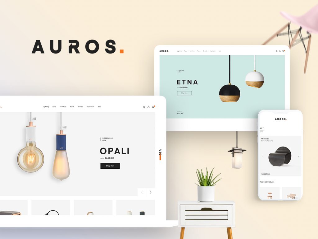 Auros furniture elementor woocommerce theme