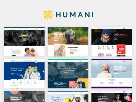Humani nonprofit wordpress theme