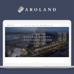 aroland property landing page wordpress theme