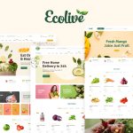 ecolive organic food store woocommerce theme