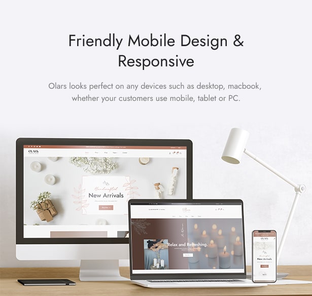 olars - free handmade wordpress theme - mobile responsive