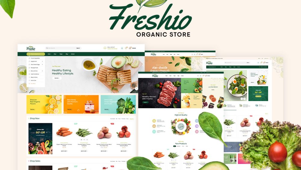 Freshio Organic Food Store WordPress Theme