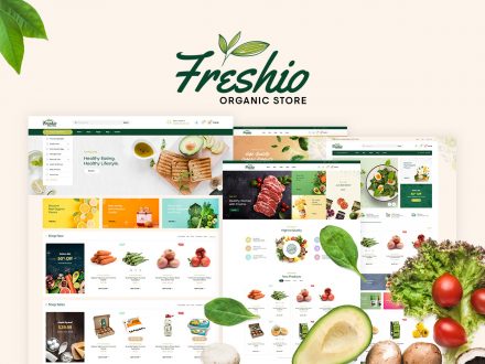 Freshio Organic Food Store WordPress Theme