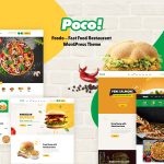 Poco fast Food Restaurant WordPress Theme