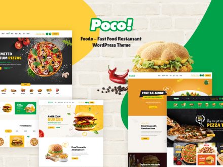 Poco fast Food Restaurant WordPress Theme