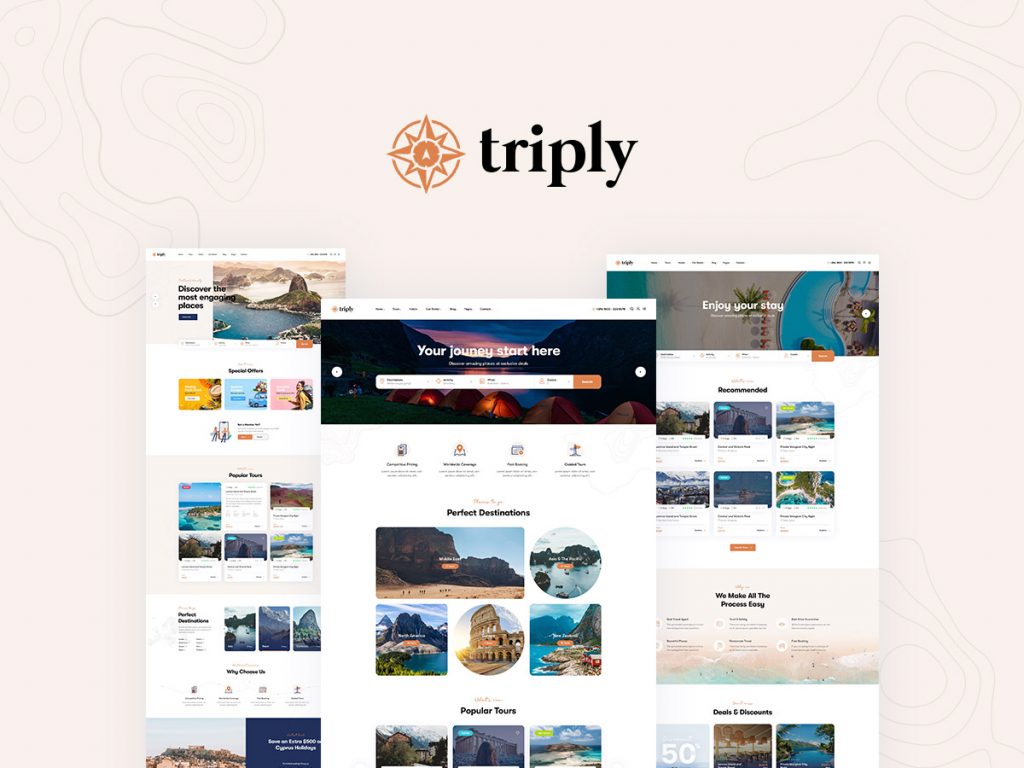 Triply - Tour Booking WordPress Theme