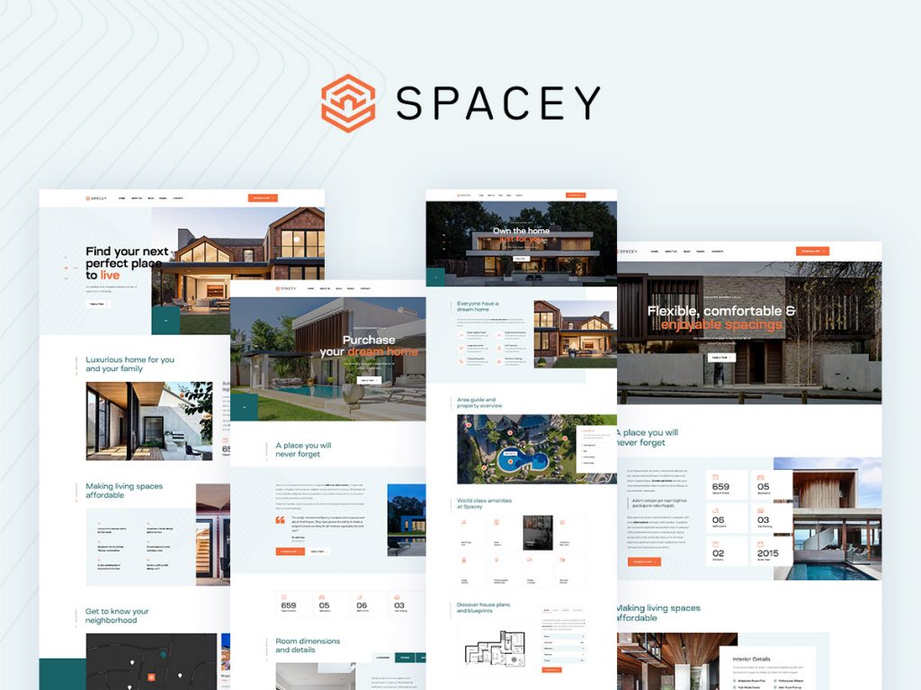 spacey - single property wordpress theme