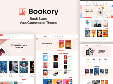 Bookory Book Store WordPress Theme