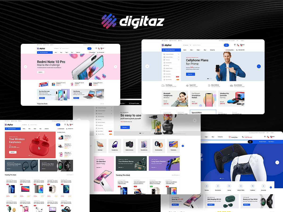 Digitaz - Electronics Store WooCommerce Theme