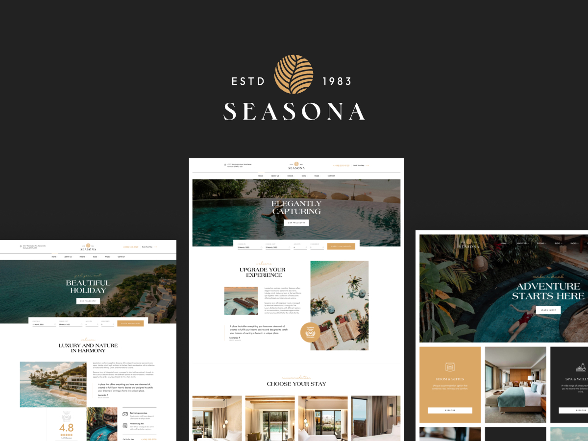 Seasona - WordPress theme for hotel booking