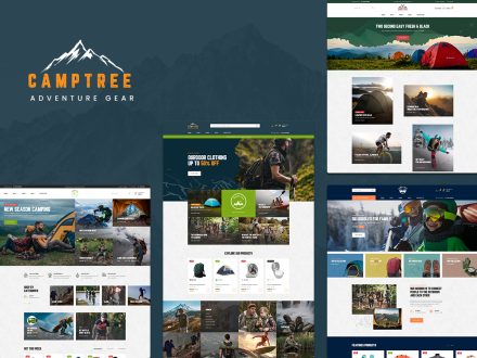 camptree camping wordpress theme