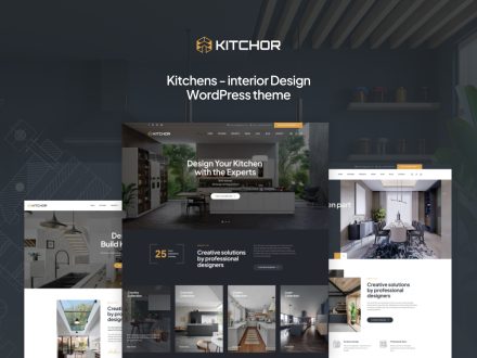kitchor interior design wordpress theme themeforest